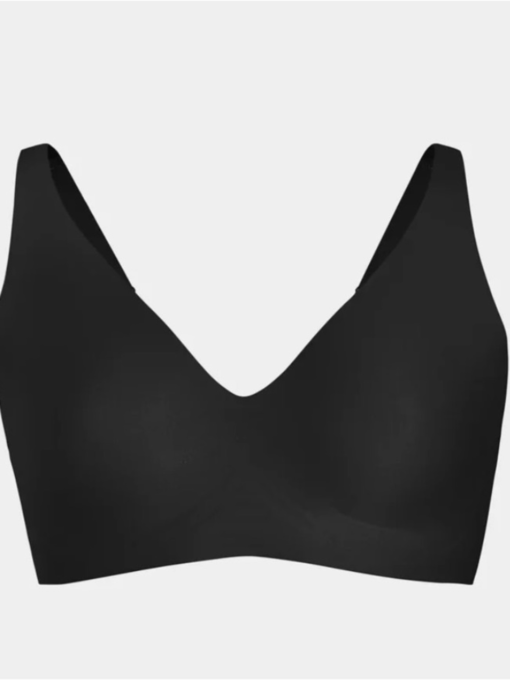 Knix Revolution V-Neck Bra Wireless in Black